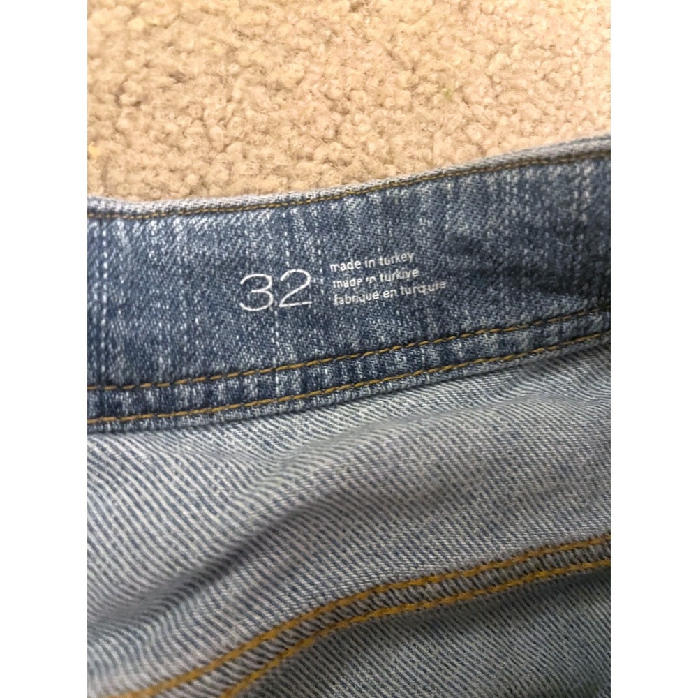 PILCRO Anthropologie The Adi Wide Leg Cropped‎ Jeans Light Wash Chewed Hem- 32 - Picture 7 of 13